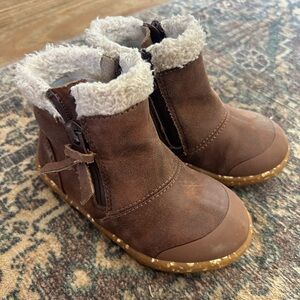 ROOK FLEECE WATERPROOF Ankle Boot | Saddle Tan Toddler 8